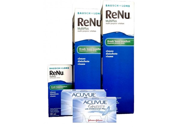 Pack Acuvue Oasys 2x12 Renu Multiplus